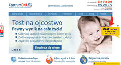 Desktop Screenshot of centrumdna.pl